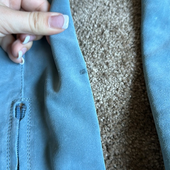 Sam Edelman Blue Suede Cowboy Boots - Picture 3 of 6